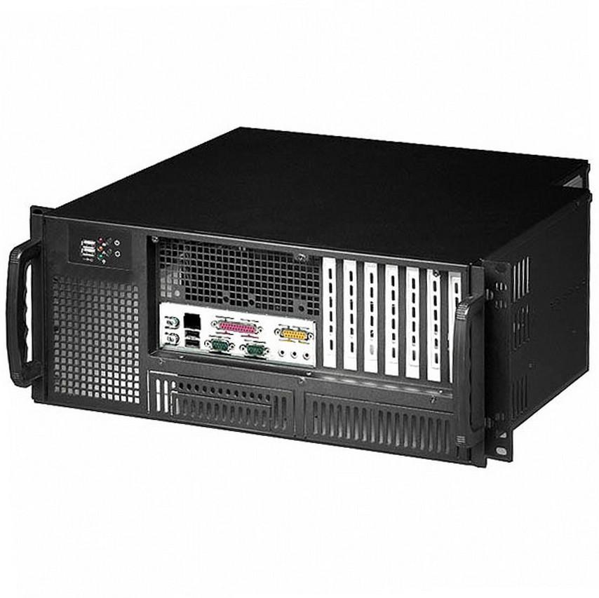 Chassis Industriale Rack 19''/Desktop 4U Ultra Compatto Nero TECHLY