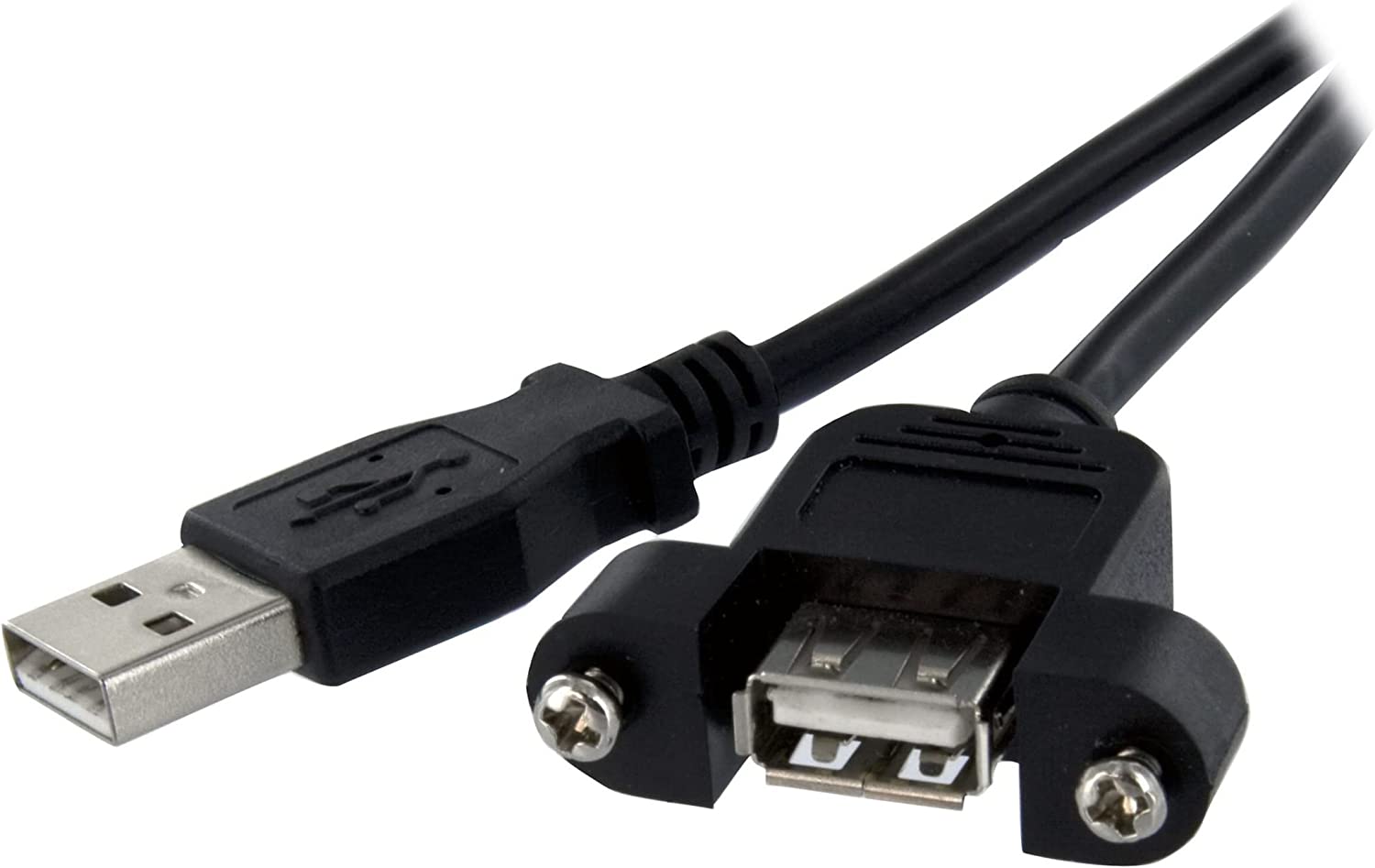 Cavo USB 2.0 M/F Pannello 1m: connessione veloce e affidabile MANHATTAN