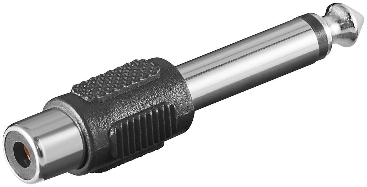 Adattatore Audio 6.3mm a RCA Femmina GOOBAY