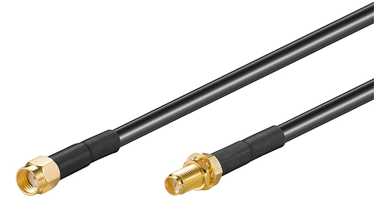 Cavo antenna RP-SMA 10 mt: connessione potente GOOBAY