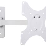 Supporto a muro per TV LED LCD 19 - 37'' inclinabile 2 snodi bianco TECHLY