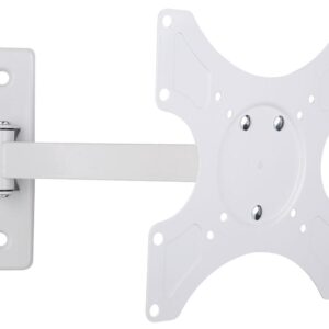Supporto a muro per TV LED LCD 19 - 37'' inclinabile 2 snodi bianco TECHLY
