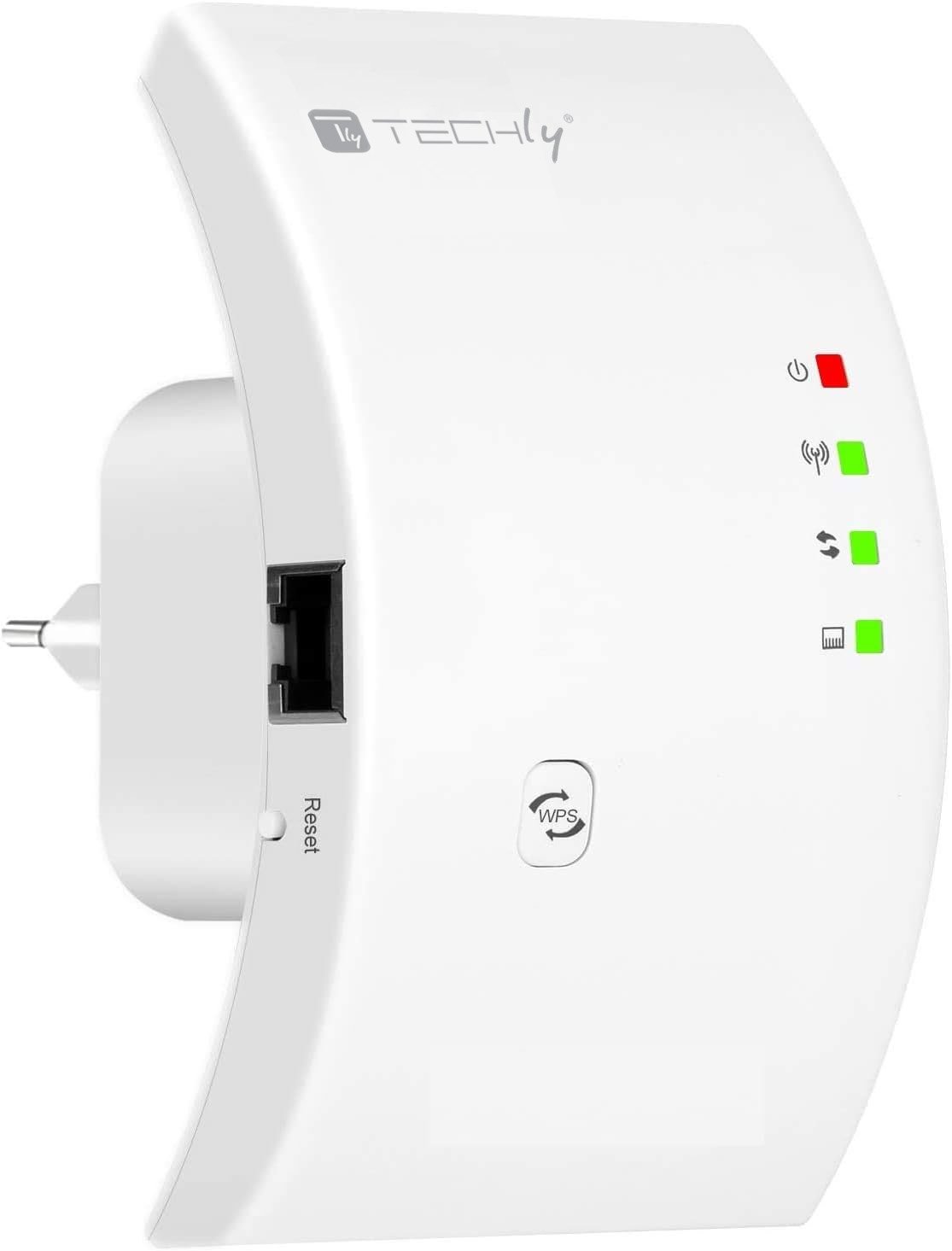 Ripetitore WiFi 300N: potenzia la tua rete con WPS TECHLY