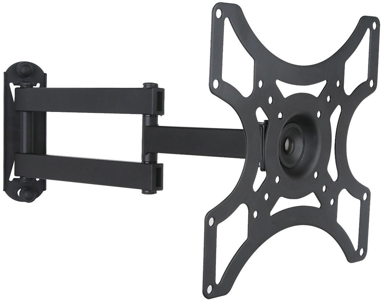 Supporto a Muro per TV LED LCD 19-37'' Full-Motion Nero TECHLY