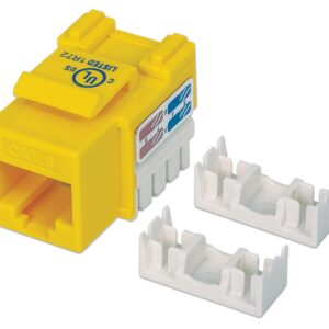 Keystone RJ45 Cat.6 UTP Giallo - Frutto della Connessione INTELLINET