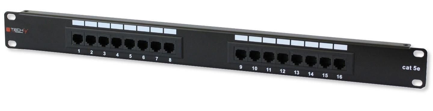 Pannello Patch UTP 16 Posti RJ45 Cat.5E Techly TECHLY PROFESSIONAL