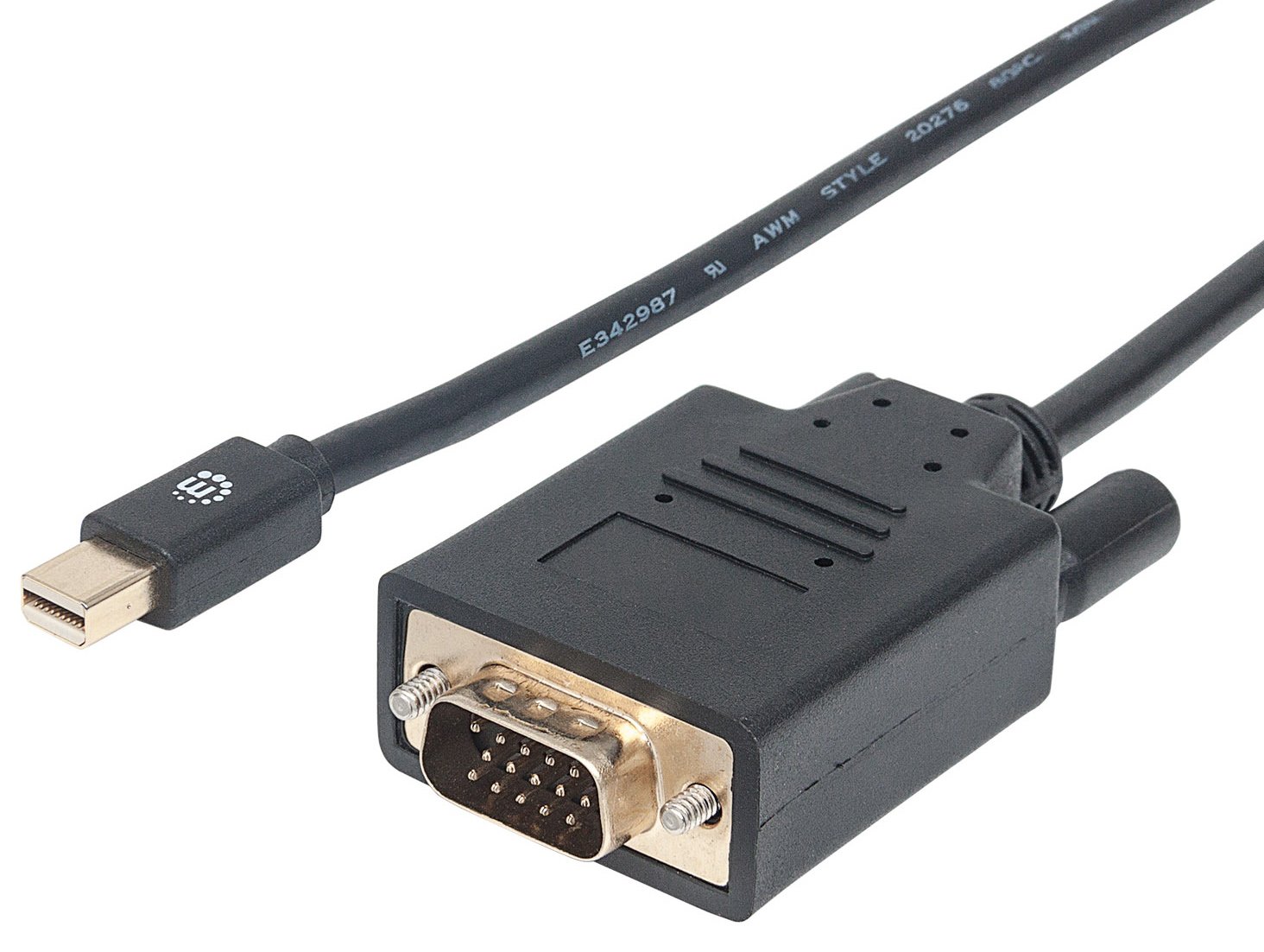 Cavo da Mini DisplayPort 1.2a (Thunderbolt) a VGA MANHATTAN