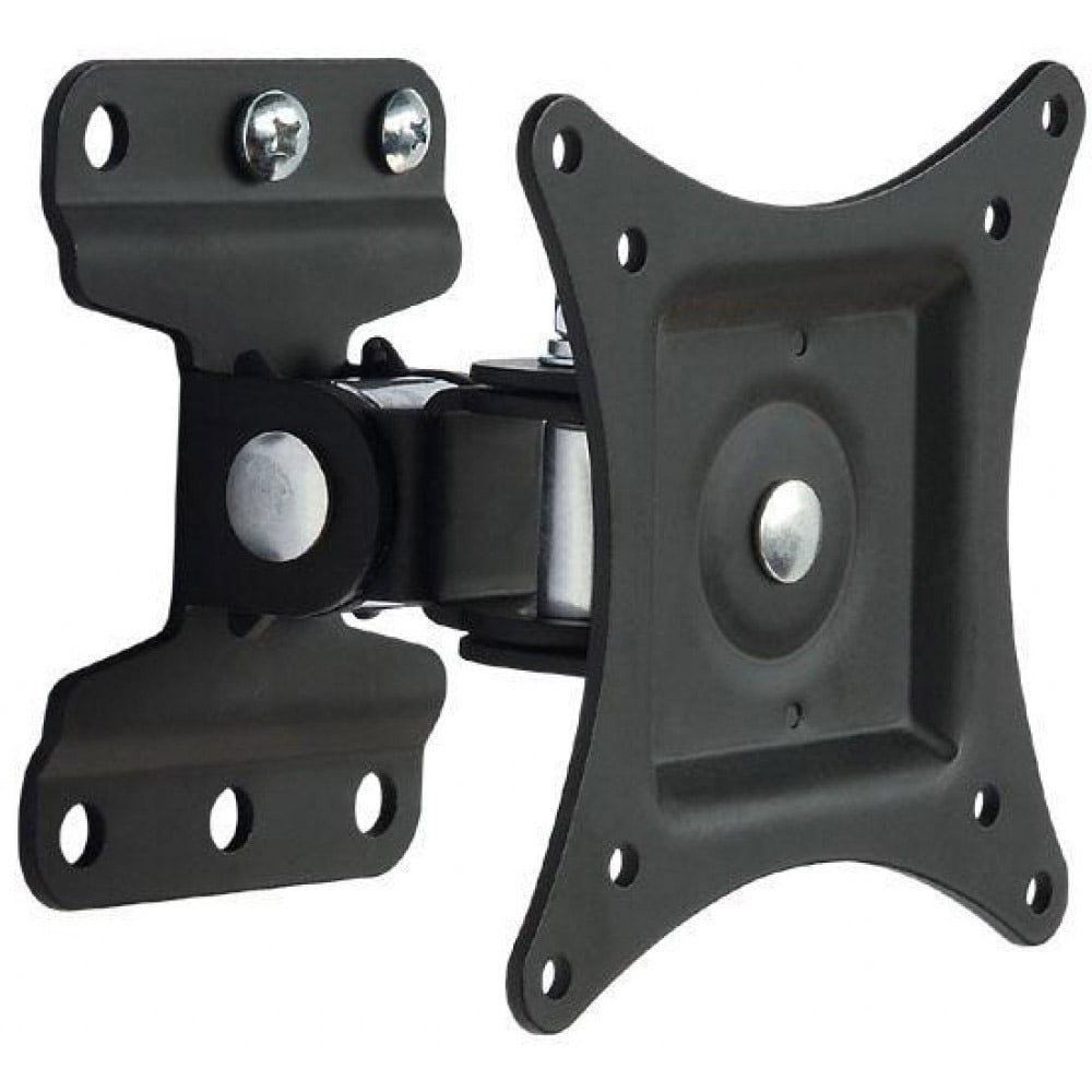 Supporto TV Nero 13''-30'': Montaggio a Muro Full Motion TECHLY