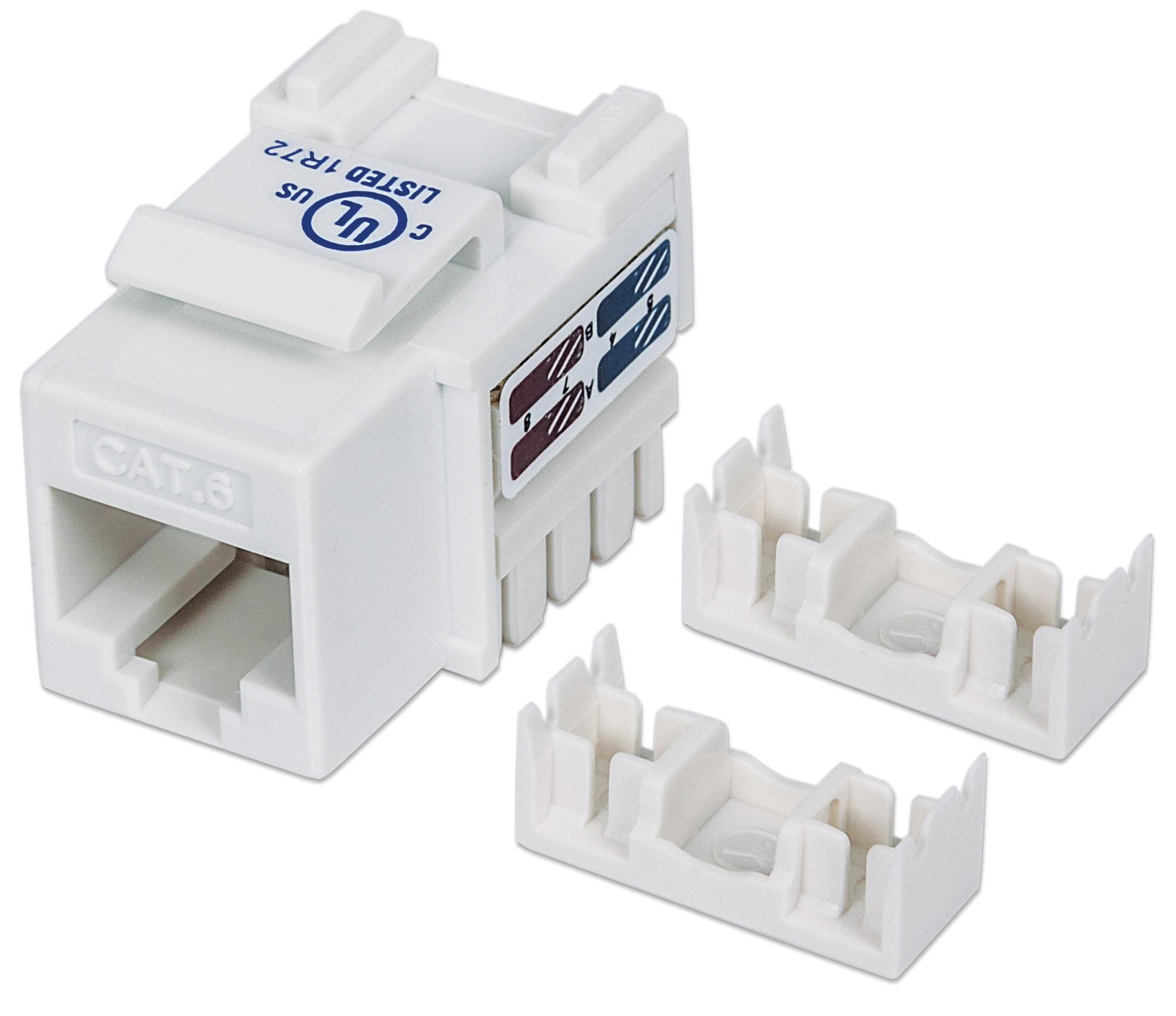 Keystone RJ45 Cat.6 UTP Bianco: il frutto della connettività INTELLINET