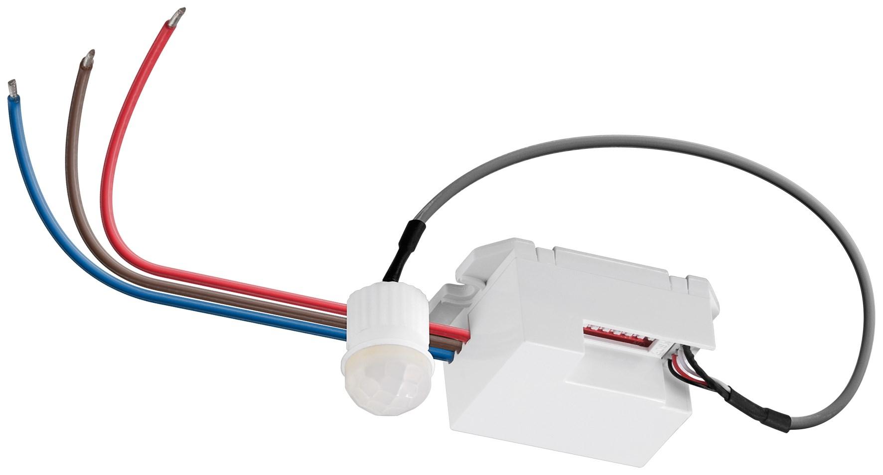 Sensore di Movimento LED Mini Infrarossi da Incasso GOOBAY