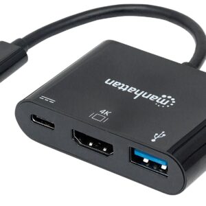 Convertitore USB-C&trade; a HDMI, USB-A, USB PD MANHATTAN