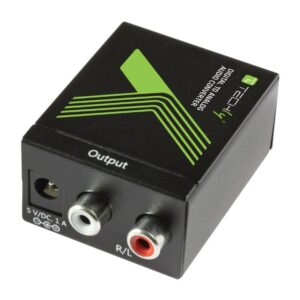 Convertitore Audio da digitale SPDIF ad analogico TECHLY