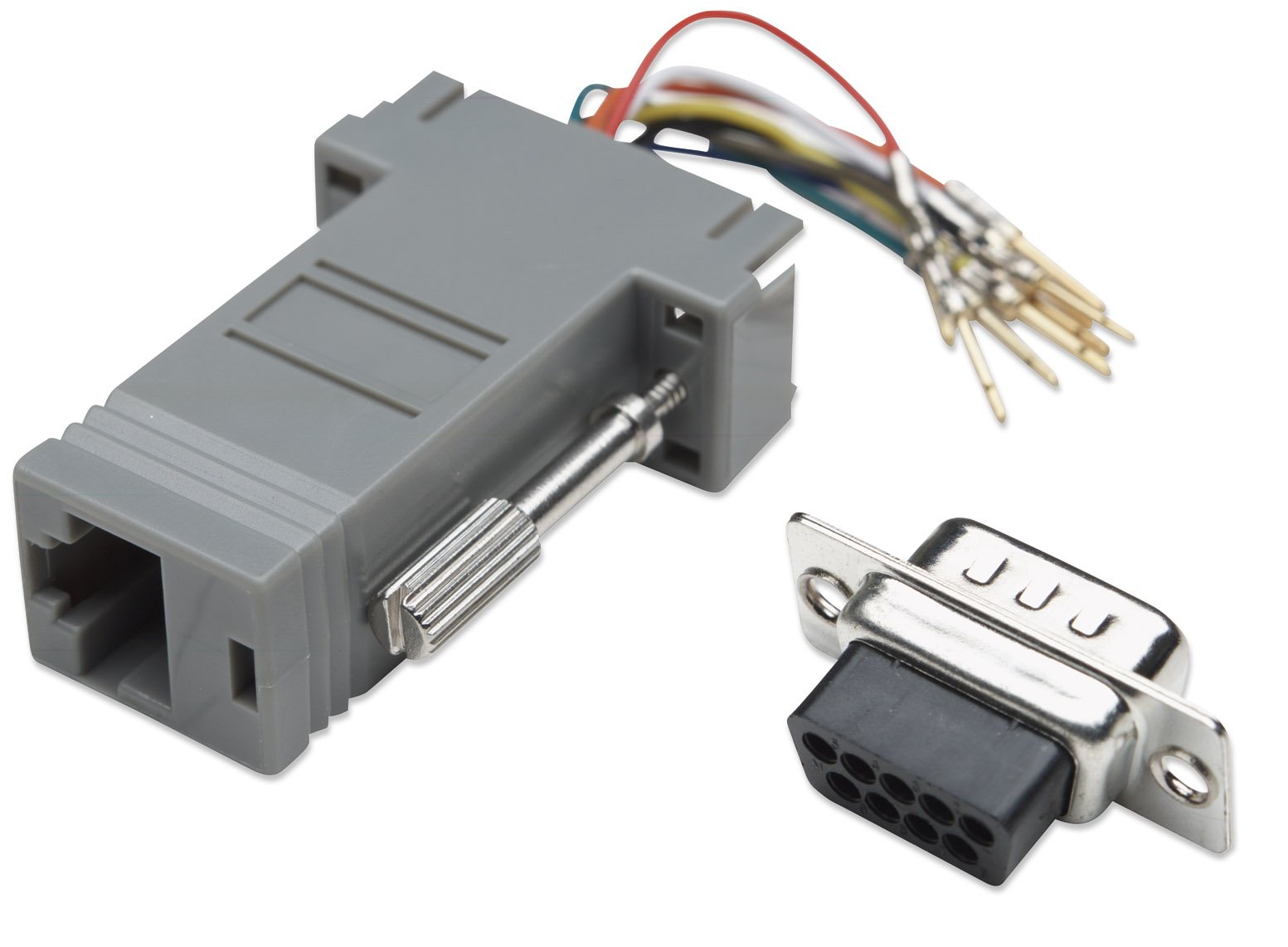Adattatore Modulare DB 9p. M / RJ45 8 fili MANHATTAN