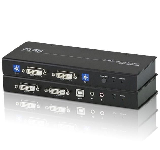 KVM Extender / Splitter USB DVI Cat. 5E CE604 ATEN