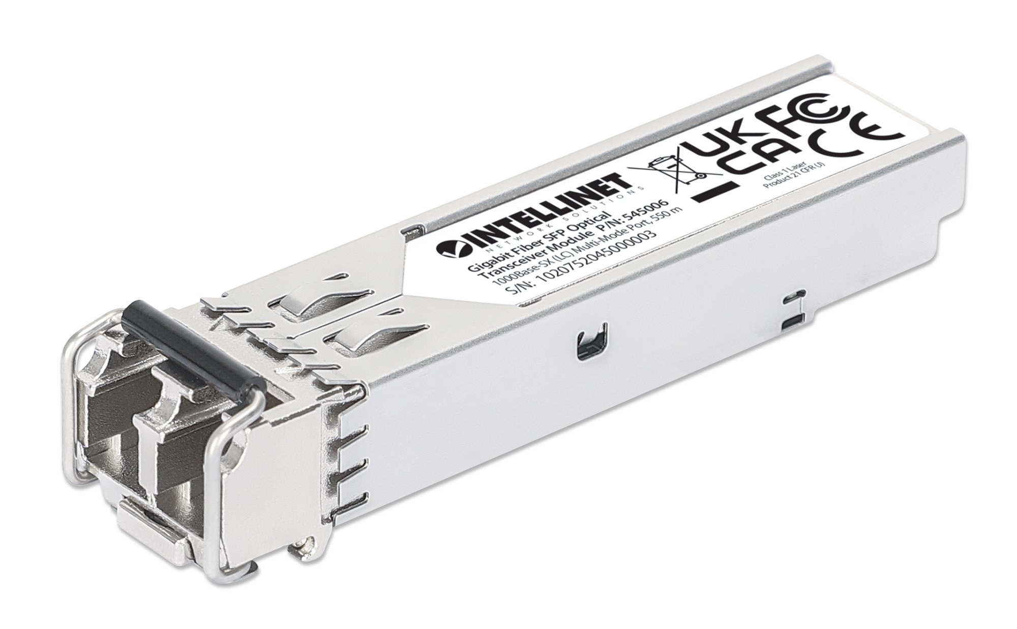 Transceiver SFP Multimodale 1000Base-SX: Portata 550m INTELLINET