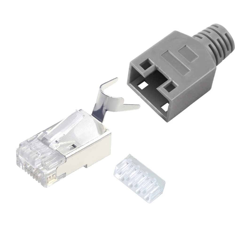 Plug Cat. 5/6 STP: Guida e Copriconnettore INTELLINET