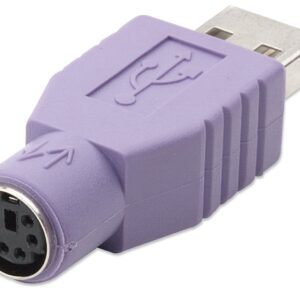 Adattatore PS2 a USB: connessione femmina/maschio MANHATTAN