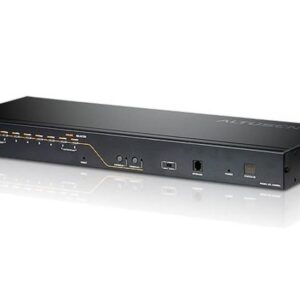 Switch KVM Cat5e/6 a 8 porte per 2 console, KH2508A ATEN