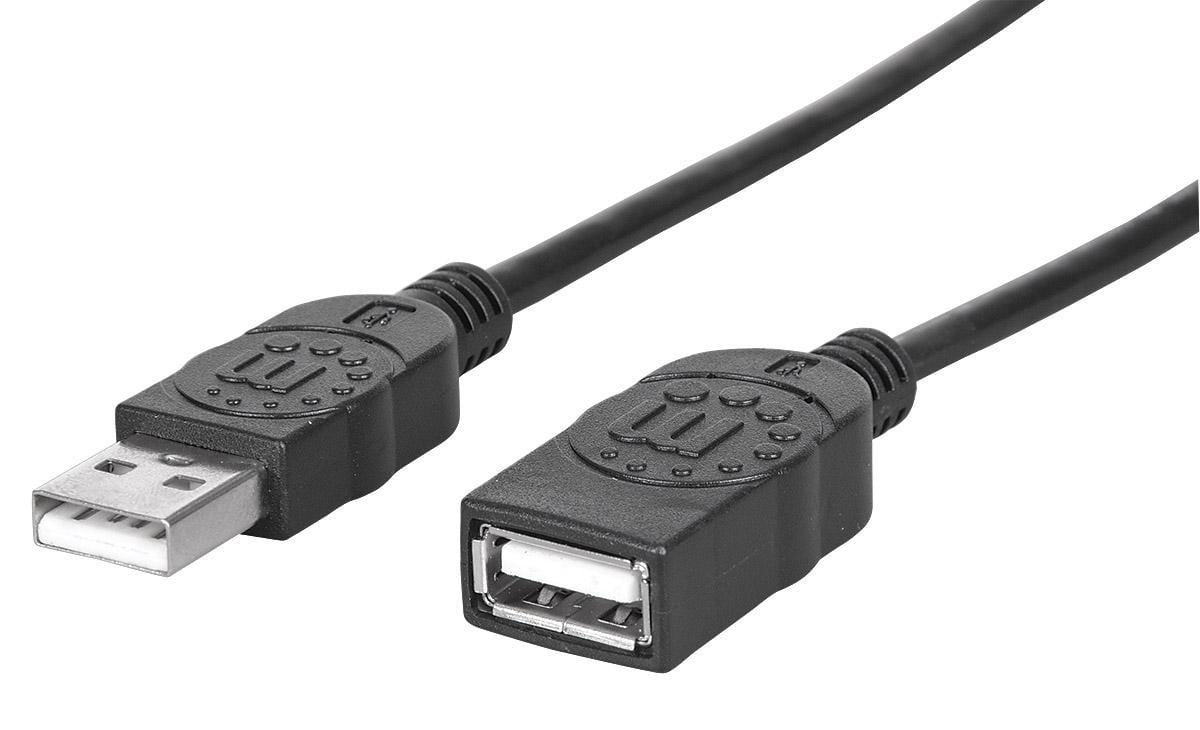 Cavo USB 2.0 Hi-Speed 0,5m: estensione ideale MANHATTAN