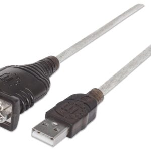 Convertitore Adattatore Manhattan da USB a Seriale 1,8m MANHATTAN