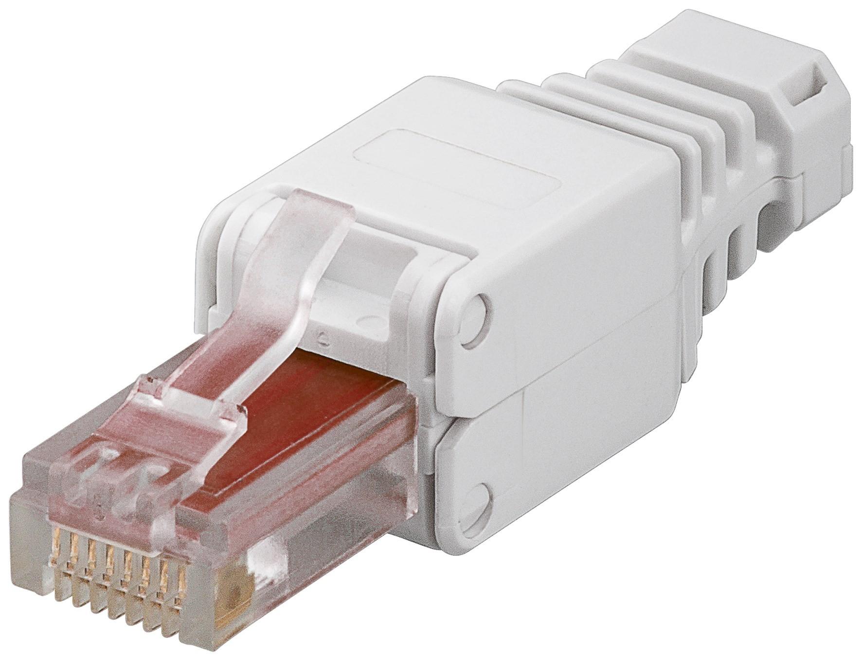 Plug Cat.6 RJ45 Toolless con Copriconnettore INTELLINET