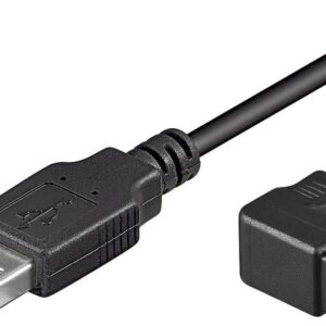 Cavo USB A Maschio a MICRO B Maschio Angolato 1,8m GOOBAY