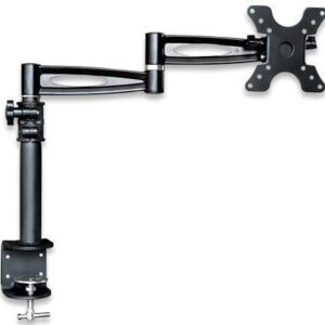Supporto da scrivania per Monitor 13-27'' braccio lungo inclinabile TECHLY
