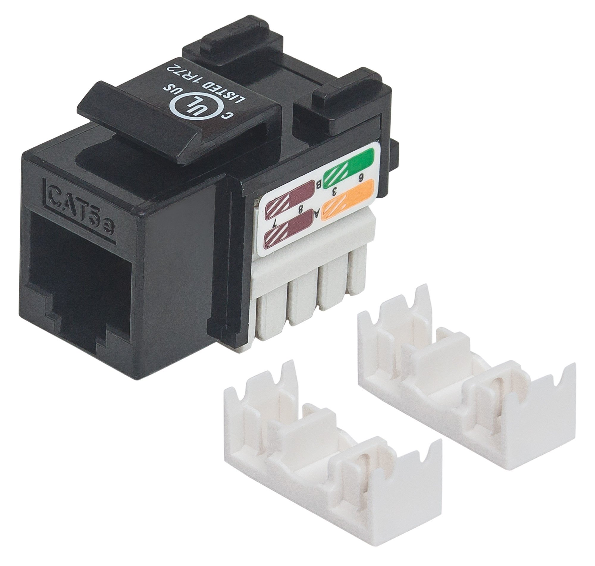 Keystone RJ45 Cat5e UTP Nero: Il Top per la Connessione! INTELLINET
