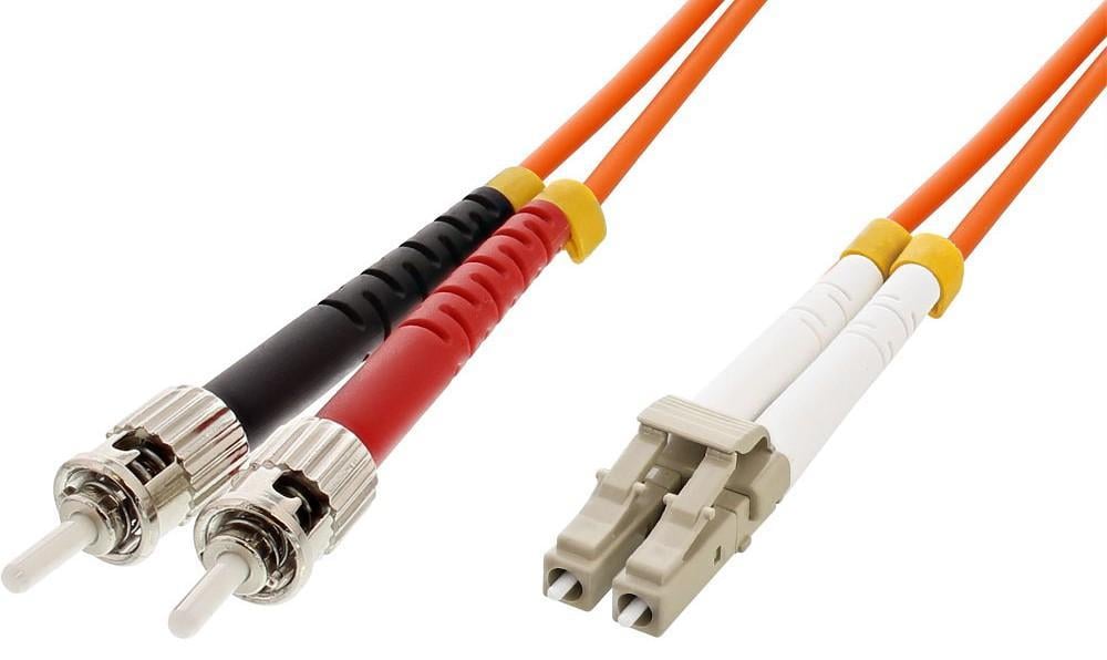 Cavo Fibra Ottica ST/LC 62,5/125 Multimodale 2 m OM1 TECHLY PROFESSIONAL