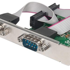 Scheda PCI Express Seriale 2 Porte DB9 M MANHATTAN