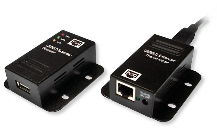 Extender 1 Porta USB su Cavo Cat.5/5e/6 fino a 50m, PoE LOGILINK
