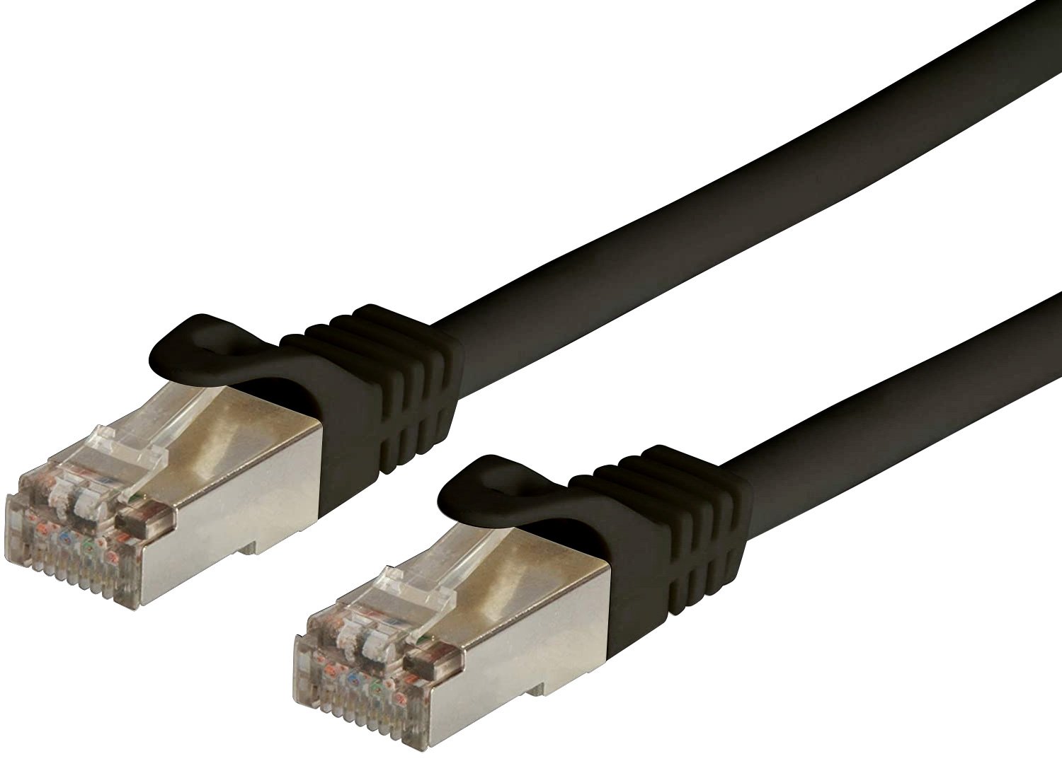 Cavo di rete Patch in CCA Schermato Cat. 6 Nero F/UTP 2 m Bulk TECHLY PROFESSIONAL