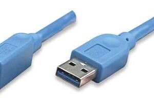 Cavo USB 3.0 A maschio/B maschio 1 m blu TECHLY