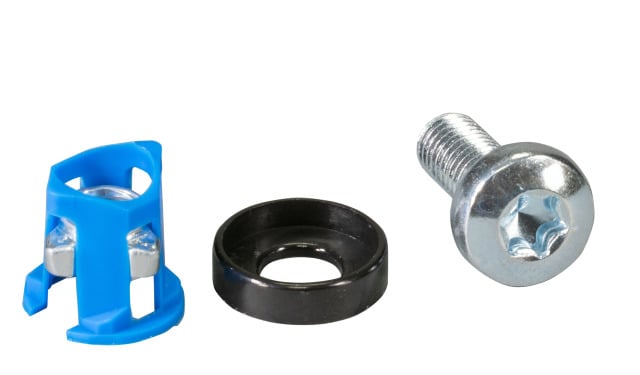 Kit Set 50 Viti M6 Torx 50 Dadi e 50 Rondelle Montaggio Frontale Rack OEM