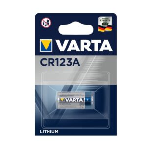 Blister 1 Batteria 3V 1430 mAh Litio CR123A VARTA