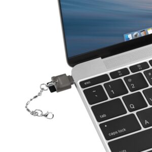 Lettore OTG di MicroSD Connettore USB-C&trade; con Portachiavi LOGILINK