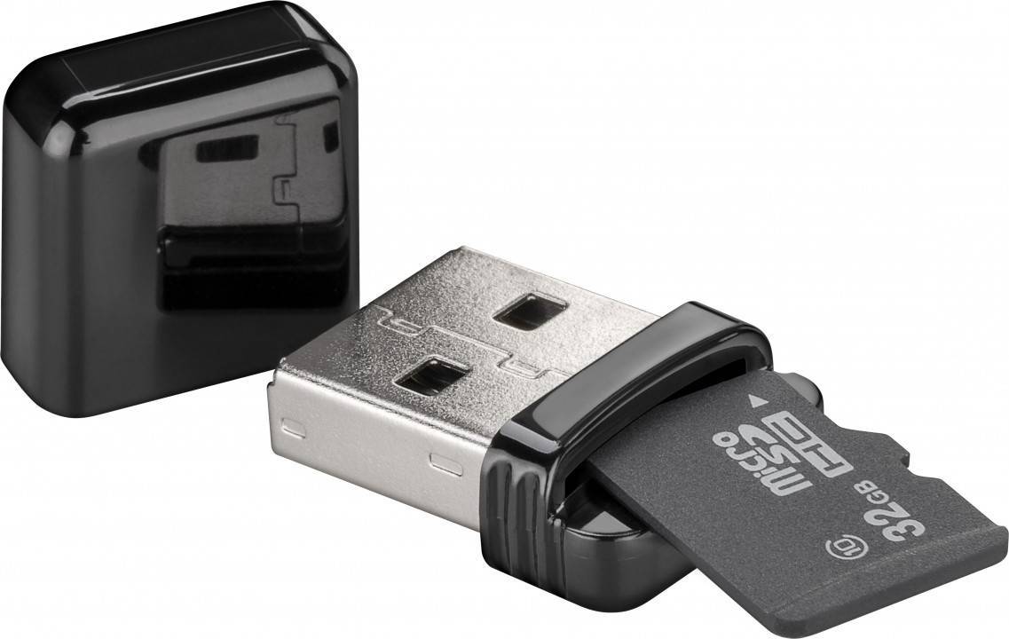 Lettore di MicroSD con connettore USB 2.0 GOOBAY