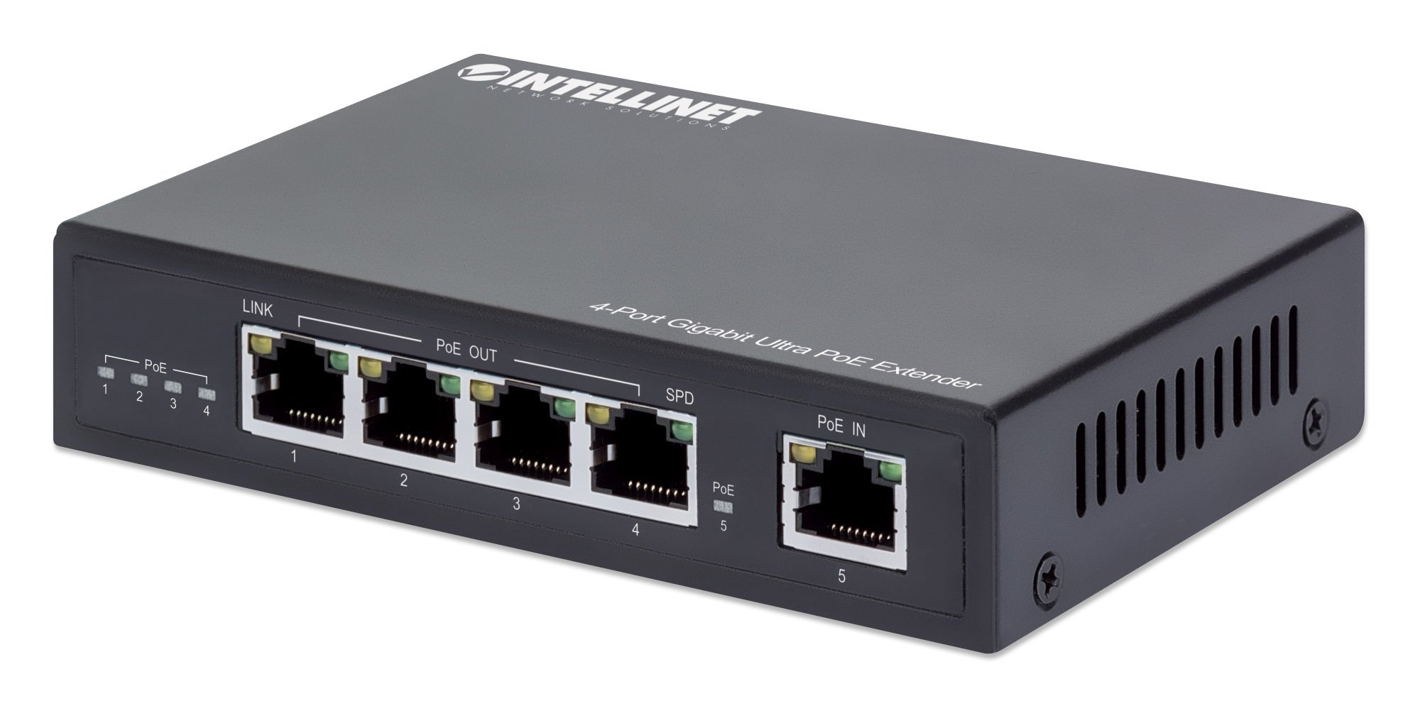 Ultra PoE Extender Gigabit 4 porte INTELLINET