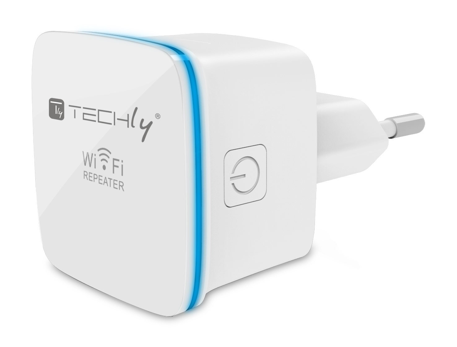 Mini Ripetitore Wireless 300Mbps Amplificatore da Muro Repeater7 TECHLY