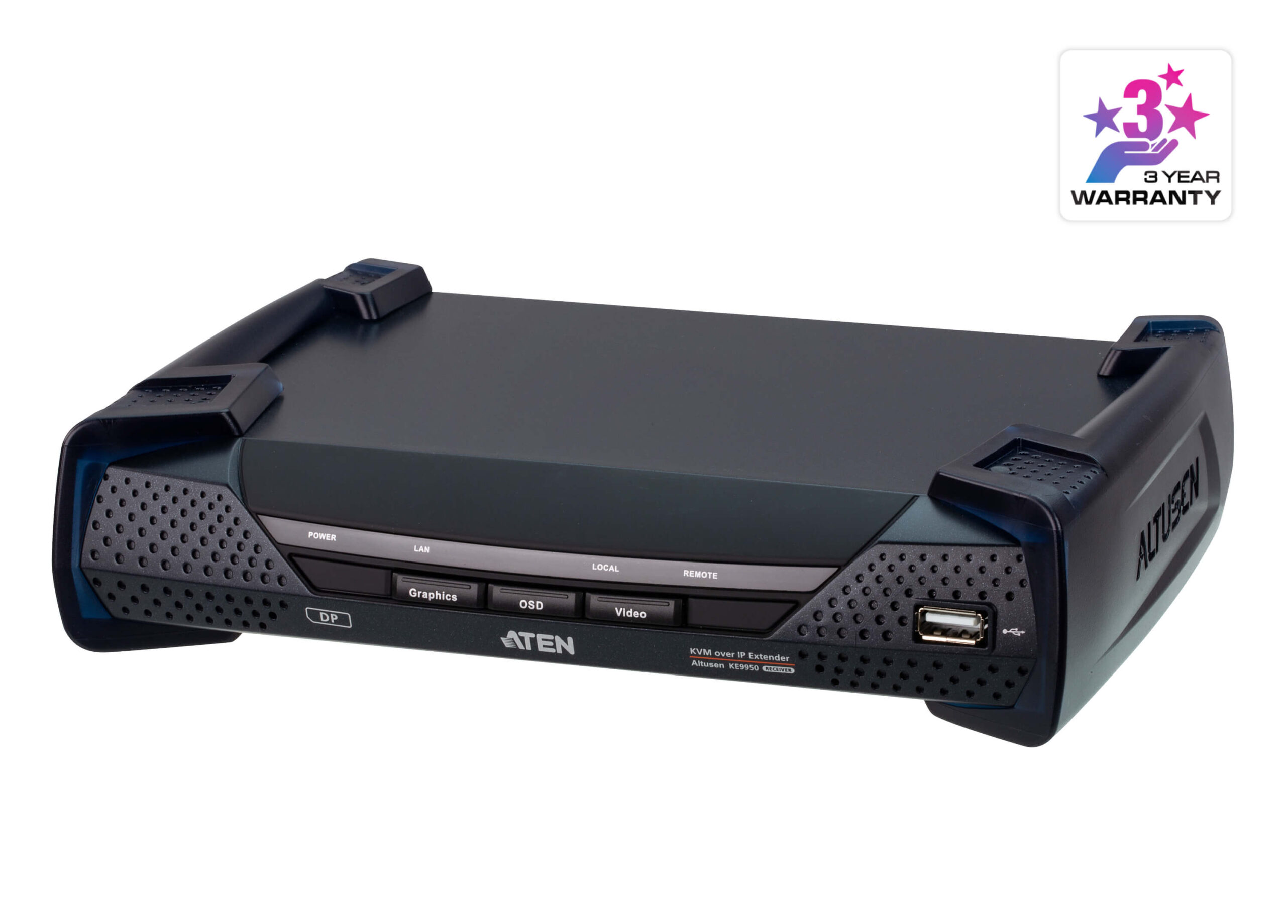 Ricevitore KVM over IP 4K DisplayPort Display Singolo, KE9950R ATEN