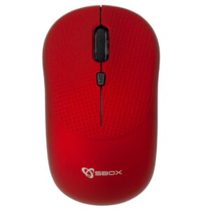 Mouse Wireless 1600dpi WM-106R Strawberry Rosso SBOX