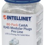Confezione da 80 Plug Modulari Pro Line RJ45 Cat.6A UTP INTELLINET