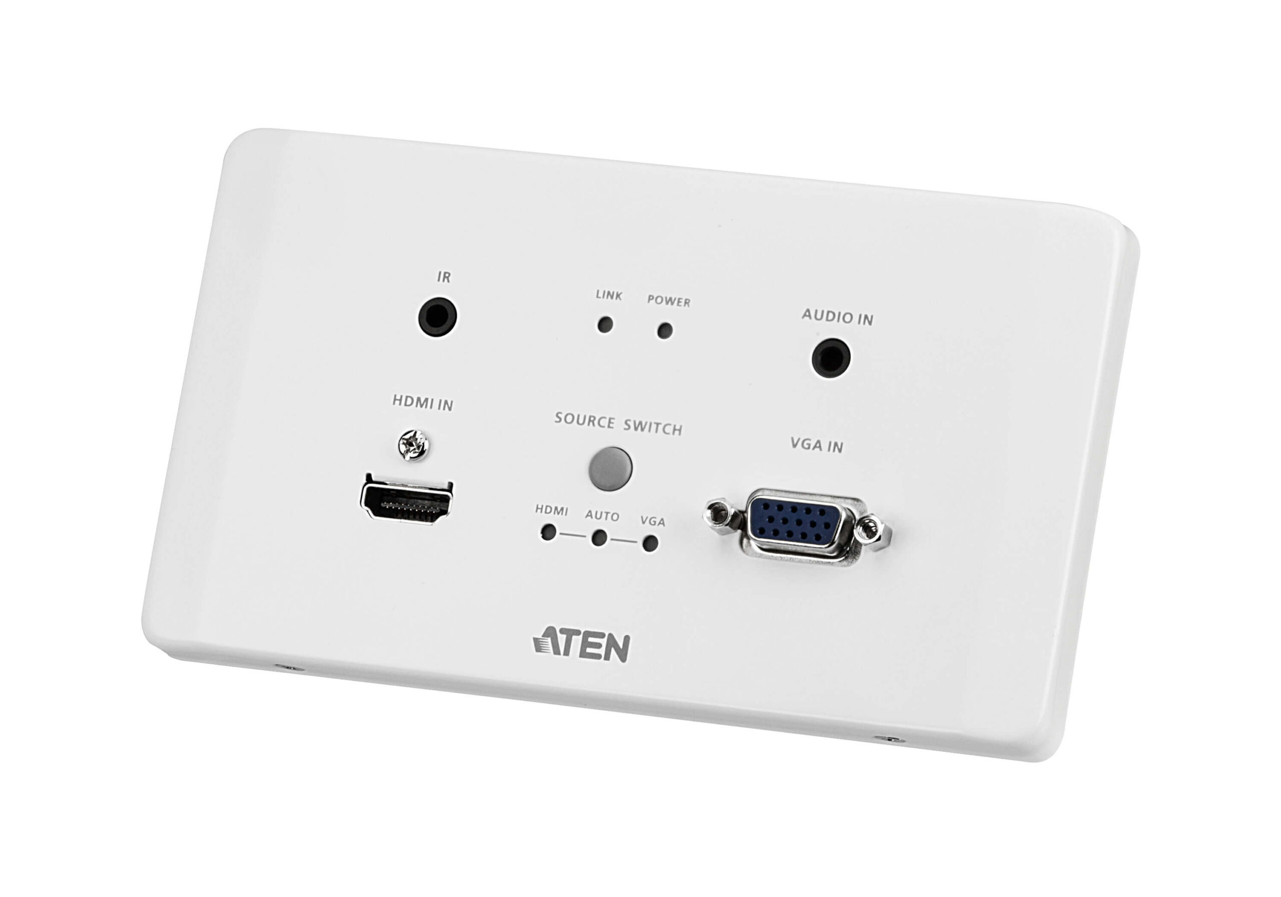 Trasmettitore HDBaseT HDMI VGA Piastra da Parete 4K a 100m, VE2812AEUT ATEN