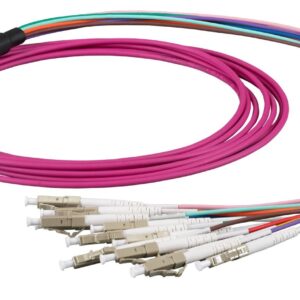 Cavo Patch a 12 Fibre Multiconnessione MTP-F/LC OM4 2m OEM