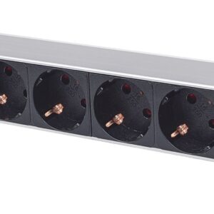 Multipresa per Rack 19'' 8 posti Spina Schuko Angolata 1U INTELLINET