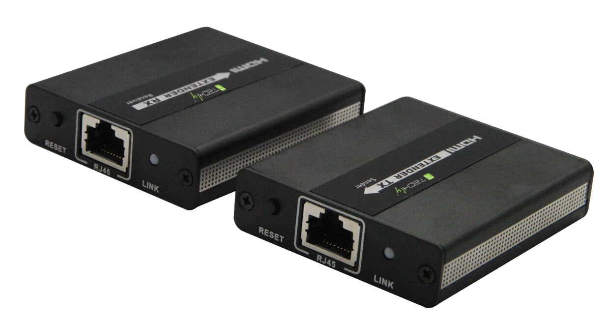 Extender HDMI Real Time su cavo Cat.5e/6 fino 120 metri TECHLY