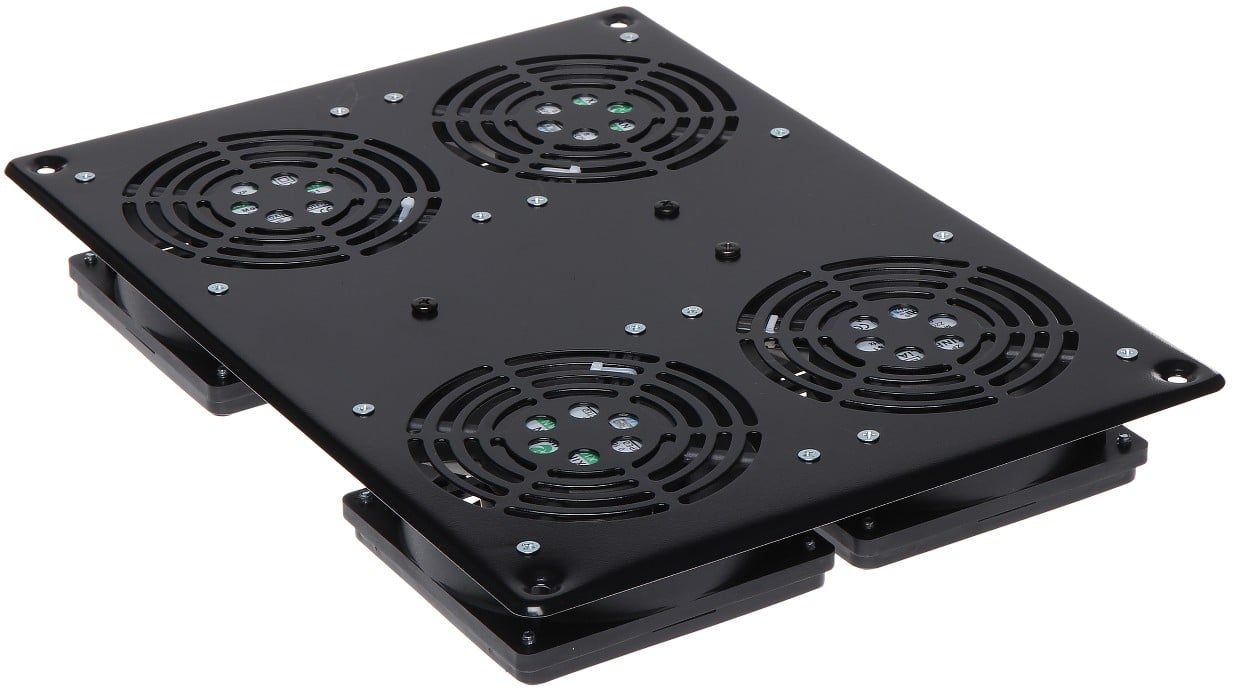 Gruppo di 4 Ventole a Soffitto per Rack 19'' NetRack TECHLY PROFESSIONAL