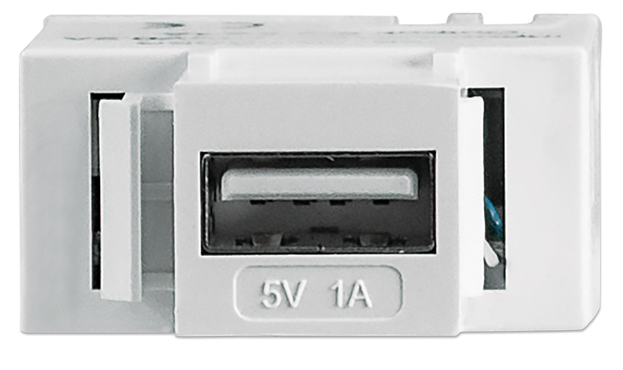Presa USB con aggancio Keystone per Ricarica INTELLINET