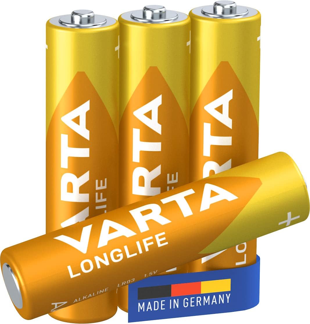 Blister 4 Batterie 1.5V Longlife Alcalina Ministilo AAA VARTA
