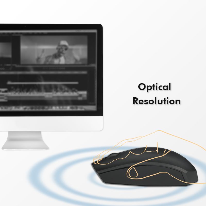 Mouse Bluetooth v4.2 Wireless 2.4GHz Dual-Mode 1200 dpi Nero LOGILINK - immagine 10